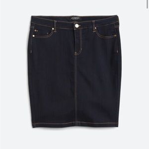 Liverpool Clean Hem Demin Skirt